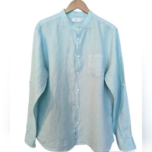 Onia Light Blue Casual Button Down Shirt